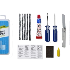 Kit De Réparation Tubeless FASI Weldtite 5 Mèches + Colle + Outils -Vélo fixie Soldes kit de reparation tubeless fasi weldtite 5 meches colle outils 1