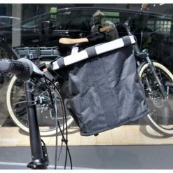 Panier Pliable Tissus VG BAGS 15L [Noir] -Vélo fixie Soldes panier pliable tissus vg bags 15l noir 1 4