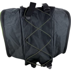Sacoche Double VG Pour Porte-bagages - 2 X 9L [Noir/Vert] -Vélo fixie Soldes sacoche double vg pour porte bagages 2 x 9l noir vert 1 3
