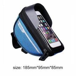 Initially Bicycle Bike Head Tube Handlebar Cell Mobile Phone Bag Case Holder Case Pannier Waterproof Touchscreen Polyester Bike Ba -Vélo fixie Soldes 177452236 max