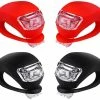 Unbranded 2023 - Bicycle Light Front Et Back Silicone Led Bike Light Set - Phare De Vélo Et Feu Arrière, étanche Et étanche