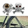 Perfet Cool Universal Car Truck Bike ''skull'' Pneu Air Valve Stem Caps Jantes