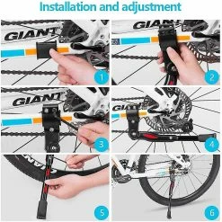 Langray Béquilles De Vélo, Béquille Réglable En Alliage D’aluminium Mtb Bike Stand Avec -Vélo fixie Soldes 213430884 max