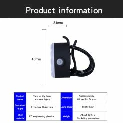 Waytogo Feux De Course Mountain Bike Phare Feu Arrière Ensemble Usb Charge -Vélo fixie Soldes 223187013 max