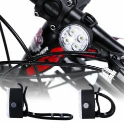 Sevenprin Cyclisme Running Lights MOUNTAIN Bike MTB USB Charge Phare Feu Arrière Ensemble -Vélo fixie Soldes 223978382 max