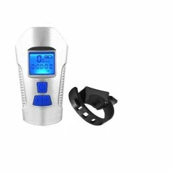 Bike Light Night Set, Chronomètre Multifonctionnel Bicycle Lights Haut-parleur Avant Et Arrière, Vélo étanche Usb Rechargeable Avec Feux Arrière