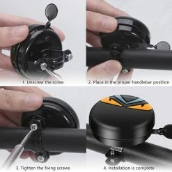 Sevenprin Bicycle Bell Alliage D’acier Super Loud Mountain Bike Guidon Bell -Vélo fixie Soldes 255885590 max