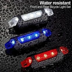 Unbranded 6 Pièces Avant Et Arrière Bicycle Light Usb Rechargeable Bike Light Waterproof Cycling Headlight And Taillight Clignotant Sécurité Vélo Light Pour City Mount -Vélo fixie Soldes 271629600 max