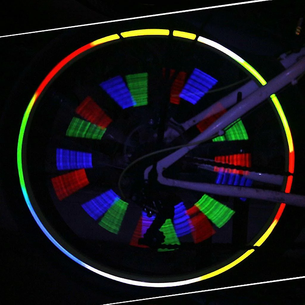 Unbranded Bicycle Spoke Wraps Road Mountain Bike Colorful Wheel Decoration 12pc 2 Unbranded Bicycle Spoke Wraps Road Mountain Bike Colorful Wheel Decoration 12pc – Image 2