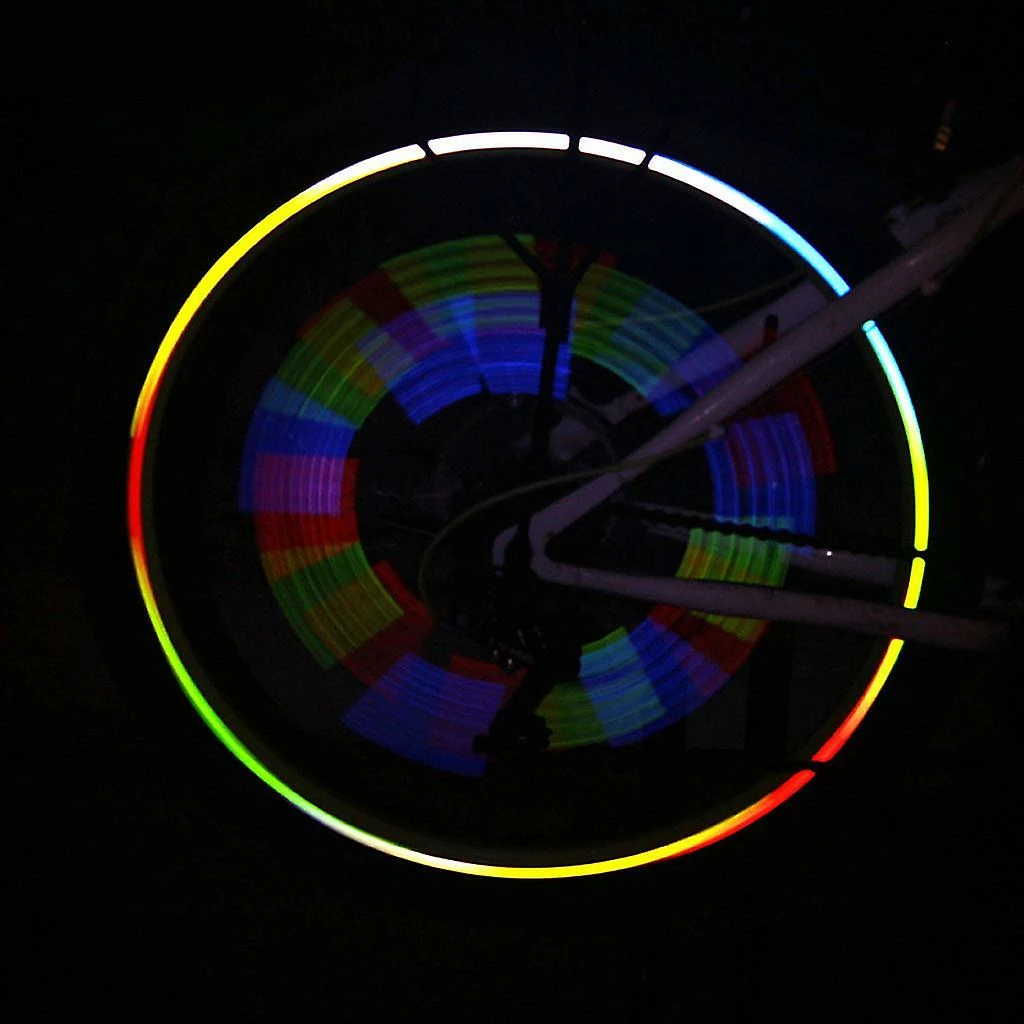 Unbranded Bicycle Spoke Wraps Road Mountain Bike Colorful Wheel Decoration 12pc 3 Unbranded Bicycle Spoke Wraps Road Mountain Bike Colorful Wheel Decoration 12pc – Image 3