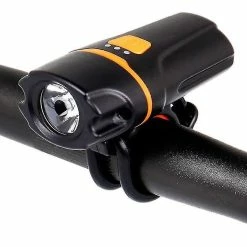 Mssugar Usb Smart Charging Waterproof Led Bike Lights Set Super Bright Lampe De Poche Mountain Road Night Ride Searchlight Phare 3 Modes Cycle Phare (b