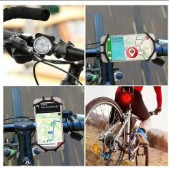 Mssugar 4 Pièces Usb Rechargeable Bicycle Light Front Back Bike Lights Set Avec 1 Pièce 360 Degrés Rotation Silicone Bicycle Phone Mount Bike Accessories Bike -Vélo fixie Soldes 288040822 max