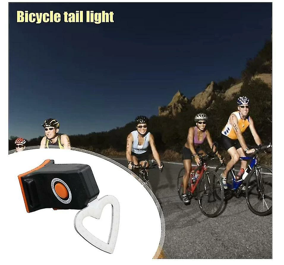 Mssugar Feux Arrière De Vélo, Puissant Voyant De Sécurité De Vélo à Led Veilleuse, Usb Rechargeable Super Bright Bike Feux Arrière En Forme De Cœur Convient Pour Adul 2 Mssugar Feux Arrière De Vélo, Puissant Voyant De Sécurité De Vélo à Led Veilleuse, Usb Rechargeable Super Bright Bike Feux Arrière En Forme De Cœur Convient Pour Adul – Image 2