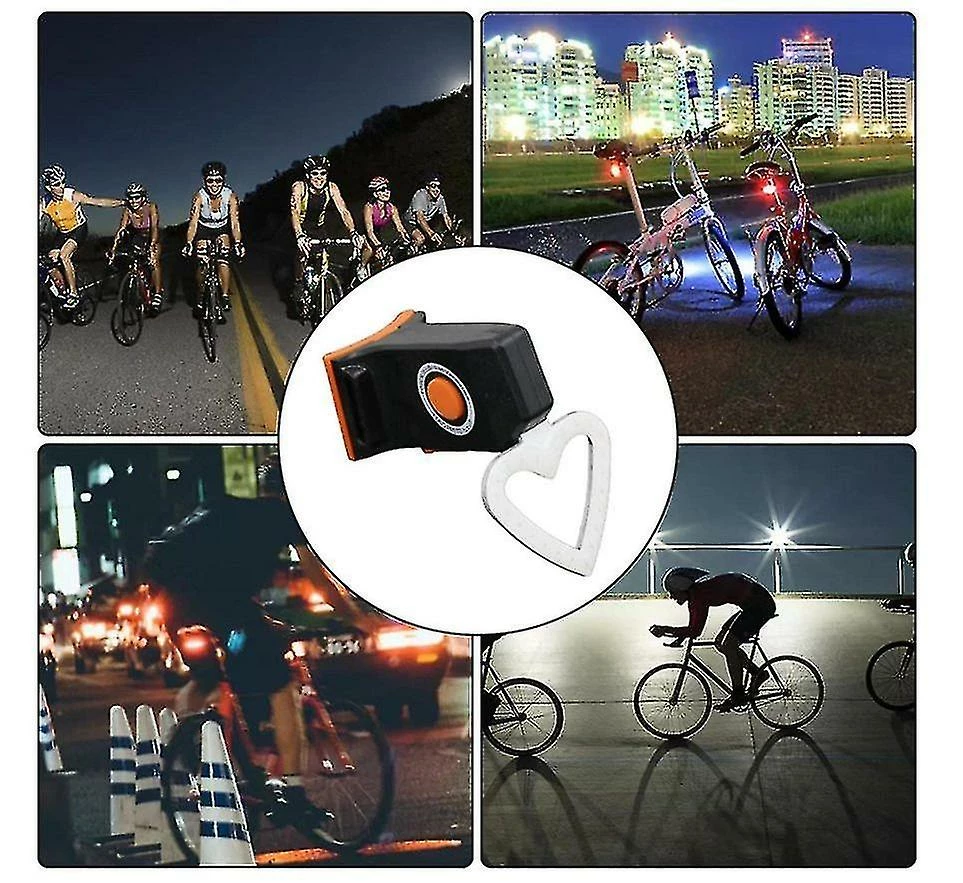 Mssugar Feux Arrière De Vélo, Puissant Voyant De Sécurité De Vélo à Led Veilleuse, Usb Rechargeable Super Bright Bike Feux Arrière En Forme De Cœur Convient Pour Adul 3 Mssugar Feux Arrière De Vélo, Puissant Voyant De Sécurité De Vélo à Led Veilleuse, Usb Rechargeable Super Bright Bike Feux Arrière En Forme De Cœur Convient Pour Adul – Image 3