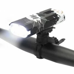 Unbranded Lumière De Vélo Usb Led Rechargeable Avant Mountain Bike Safety Warning Light Phare Flashligh