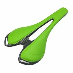 Lanbena Full Carbon Fiber + Leather Fiber Road Mountain Bike Saddle Seat Carbon Fib