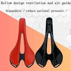 Lanbena Full Carbon Fiber + Leather Fiber Road Mountain Bike Saddle Seat Carbon Fib -Vélo fixie Soldes 299277301 max