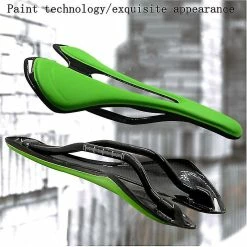 Lanbena Full Carbon Fiber + Leather Fiber Road Mountain Bike Saddle Seat Carbon Fib -Vélo fixie Soldes 299277302 max