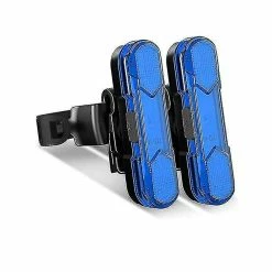 Perfet 2 Pcs Bike Tail Light, Usb Rechargeable Bicycle Rear Light360 Degré Rotation Waterproof Bicycle Tail