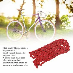 Hggqvvs 96 Sections Link 123cm Single Speed Bicycle Chain Mountain Bike Accessoires