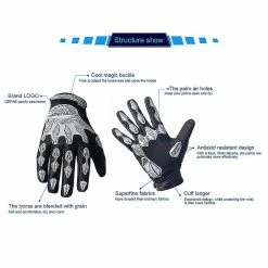 Hggqvvs Qepae Reflective Full Fingers Ar Mountain Bike Sports De Plein Air Gants D’équitation -Vélo fixie Soldes 299640700 max