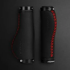 ESTONE Fibre Cuir Mountain Bike Scooter VTT Vélo Guidon Housse Poignée Poignées Bar Extrémité Antidérapant Aluminium Dual Lock-on -Vélo fixie Soldes 308555568 max