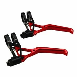 ESTONE 1 Paire D’alliage D’aluminium Léger Pliant Road Bike Brake Levers MTB Bicycle Handle Hand V Break Lever Set -Vélo fixie Soldes 308555587 max
