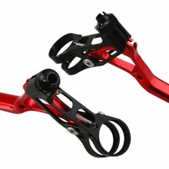 ESTONE 1 Paire D’alliage D’aluminium Léger Pliant Road Bike Brake Levers MTB Bicycle Handle Hand V Break Lever Set -Vélo fixie Soldes 308555692 max