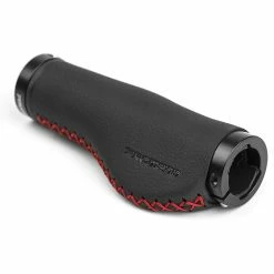 ESTONE Fibre Cuir Mountain Bike Scooter VTT Vélo Guidon Housse Poignée Poignées Bar Extrémité Antidérapant Aluminium Dual Lock-on -Vélo fixie Soldes 308555897 max