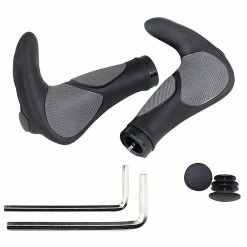 ESTONE Poignées De Guidon Soft Rubber Bicycle Mtb Bmx Road Bike Poignées D’extrémité De Guidon