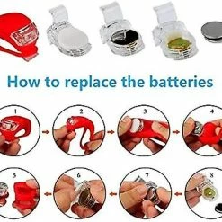 Unbranded 2023 - Bike Light - Ensemble De Lumière De Vélo à LED En Silicone Avant Et Arrière - 2 Résistants à L’eau Polyvalents à Haute Intensité -Vélo fixie Soldes 311468752 max