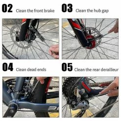 Unbranded 8X Outils De Réparation De Vélo Accessoires De Vélo Nettoyeur De Chaîne De Vélo Scrubber Brush Mountain Road Bike -Vélo fixie Soldes 328474628 max