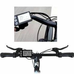 Unbranded S866 Vélo électrique Lcd Panneau D’affichage E-bike 24v36v48v Affichage Lcd 22.2mm Ip65 Sm Plug Vélo électrique -Vélo fixie Soldes 329039806 max
