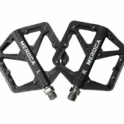 Unbranded Ultralight Flat Mountain Bike Pedal Nylon Pédale De Vélo, Noirï1/4ˆBlackï1/4‰