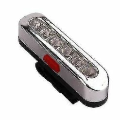 Unbranded Usb Rechargeable Bicycle Tail Light, Mountain Bike Night Riding Warning Light (Blanc)