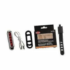 Unbranded Usb Rechargeable Bicycle Tail Light, Mountain Bike Night Riding Warning Light (Blanc) -Vélo fixie Soldes 330474538 max