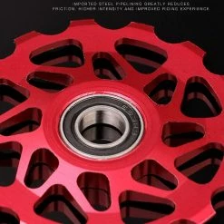 Unbranded 15t 7075 Dérailleur Arrière De Vélo Poulie Road Bike Guide Tendeur De Rouleaux Partie Accessoire De Cyclisme, Bl -Vélo fixie Soldes 332195612 max