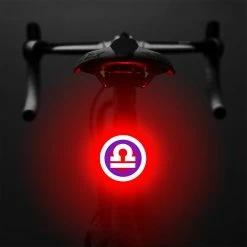 Multi-fonction Bike Tail Light, Rechargeable Led Bike Tail Lights Wireless Bicycle Rear Light Accessoires -Vélo fixie Soldes 353077641 max