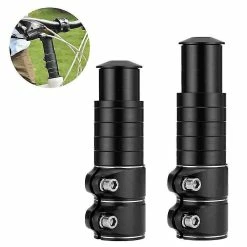 Unbranded 1 Pc Bike Stem Handlebar Riser Bicycle Fork Extender Aluminium Alloy Head Up Adapter Tige Réglable