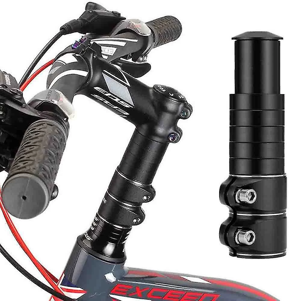 Unbranded 1 Pc Bike Stem Handlebar Riser Bicycle Fork Extender Aluminium Alloy Head Up Adapter Tige Réglable 3 Unbranded 1 Pc Bike Stem Handlebar Riser Bicycle Fork Extender Aluminium Alloy Head Up Adapter Tige Réglable – Image 3