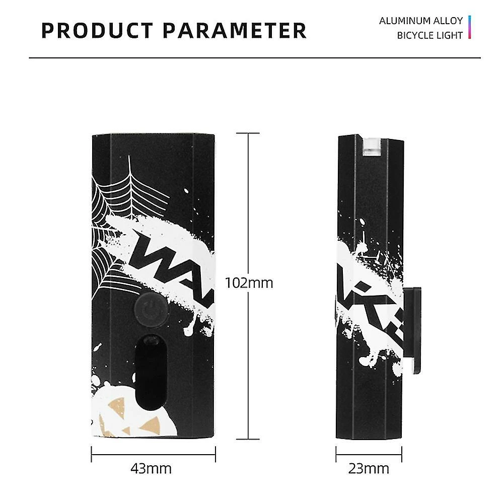 Unbranded 600 Lumens Usb Chargeable Rainproof MTB Bike Light Set, Vert 3 Unbranded 600 Lumens Usb Chargeable Rainproof MTB Bike Light Set, Vert – Image 3