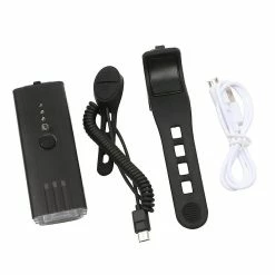 Unbranded Système De Mise à Niveau Super Bright 350 Lumens Led Bike Lights Avec Klaxon