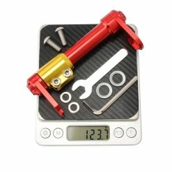 Unbranded 2x Alliage D’aluminium Easy Wheel Extender Pour Brompton Bike Black -Vélo fixie Soldes 354753234 max