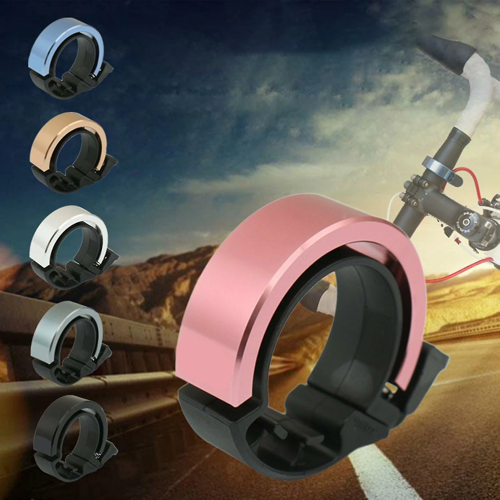 Unbranded Blue Bicycle Mountain Bike Bell Ring 22.2 à 24mm Guidon 1 Unbranded Blue Bicycle Mountain Bike Bell Ring 22.2 à 24mm Guidon