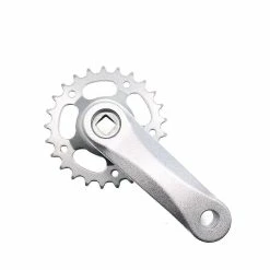 Unbranded Enfants Enfants Vélo Pédalier 102/114mm 25/28t Manivelle Set Trou Carré Alliage D’Aluminium Single Speed Bike Parts -Vélo fixie Soldes 356758287 max