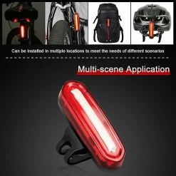 Unbranded Vélo Feu Arrière Imperméable à L’eau Équitation Lumière Arrière Led Usb Chargeable Mountain Bike Cycling Light Feu Arrière Bicycle Light -Vélo fixie Soldes 361539988 max
