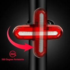 Unbranded Vélo Feu Arrière Imperméable à L’eau Équitation Lumière Arrière Led Usb Chargeable Mountain Bike Cycling Light Feu Arrière Bicycle Light -Vélo fixie Soldes 361539992 max