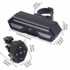 Magene Bike Tailight Clignotants, Feux De Vélo Arrière, Télécommande Sans Fil étanche Bicycle Tail Light-usb Rechargeable Mountain Bike Tail Light Bicycle In -Vélo fixie Soldes 369866980 max