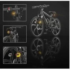Aowear Chronus Bike Tail Light, Bike Turn Signals Front And Rear Safety Warning Light Avec Télécommande, USB Charging Waterproof Bike Tail Light (noir) 7 Aowear Chronus Bike Tail Light, Bike Turn Signals Front And Rear Safety Warning Light Avec Télécommande, USB Charging Waterproof Bike Tail Light (noir) -Vélo fixie Soldes 370416704 max