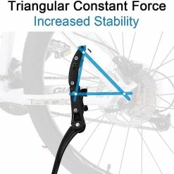 GROOFOO Support De Vélo Mountain Bike Bicycle Stand VTT 24-29 Pouces Hauteur Réglable Support Latéral Universel -Vélo fixie Soldes 372075965 max